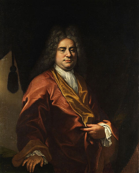 Portrait of a gentleman in his housecoat